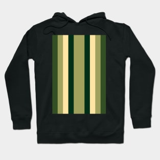 60S Stripes Green Hoodie